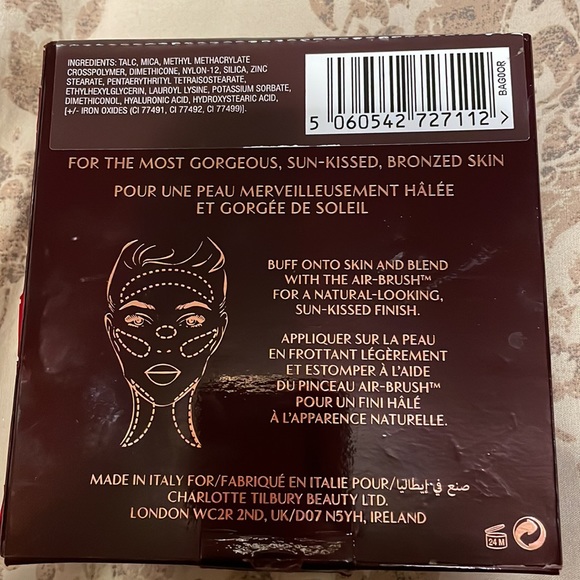 NEW Charlotte Tilbury Airbrush bronzer refillable in medium - Picture 2 of 3